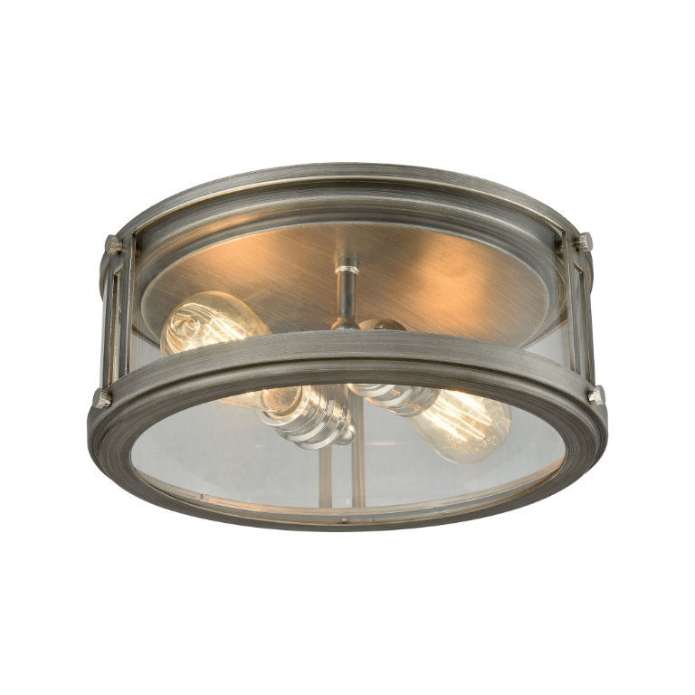 Coby 13'' Wide 2-Light Flush Mount