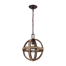 Natural Rope 12'' Wide 1-Light Mini Pendant