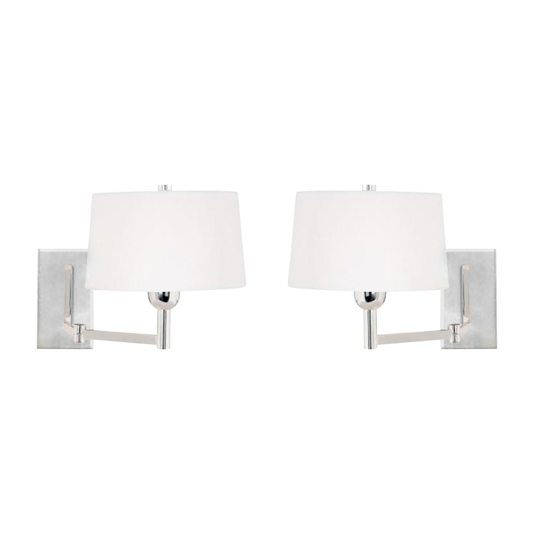 14'' High 1-Light Swingarm Sconce - Set of 2