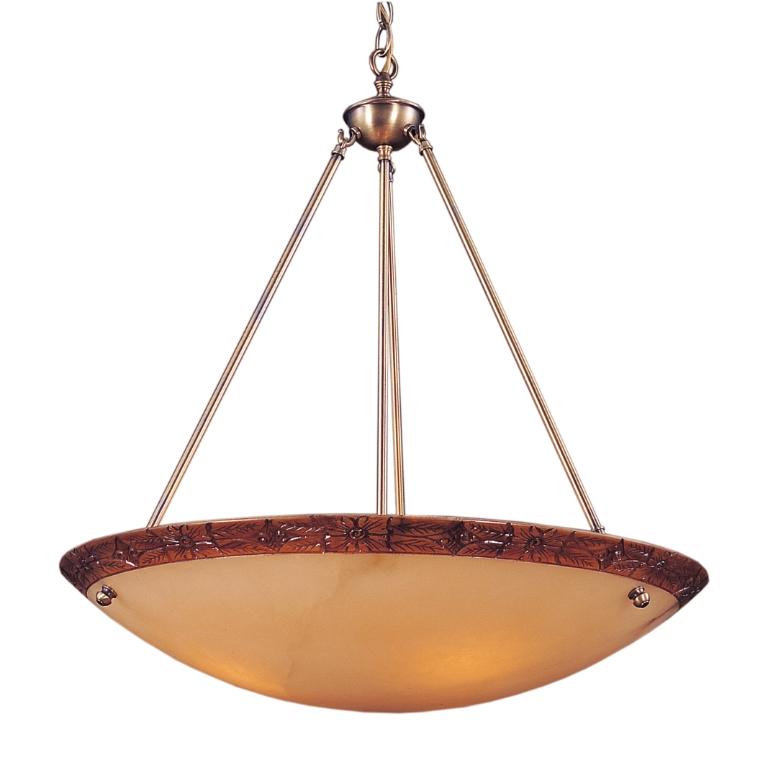 Engraver's 24'' Wide 5-Light Pendant