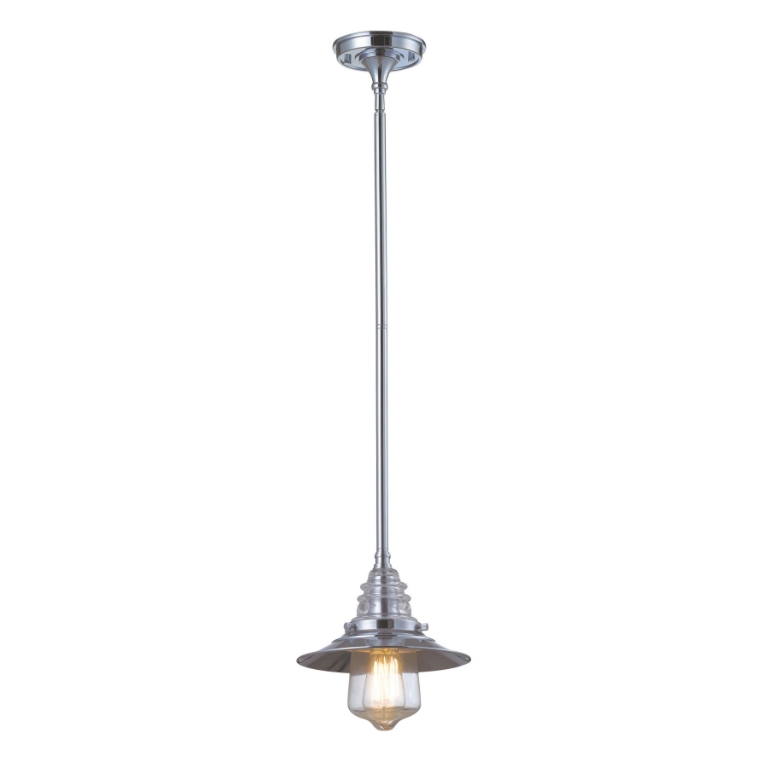 Insulator Glass 9'' Wide 1-Light Mini Pendant