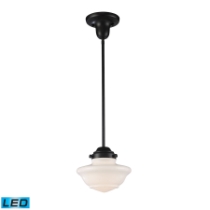 Schoolhouse 8'' Wide 1-Light Mini Pendant