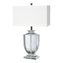 Crystal 27'' High 1-Light Table Lamp