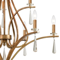 Katania 30'' Wide 9-Light Chandelier