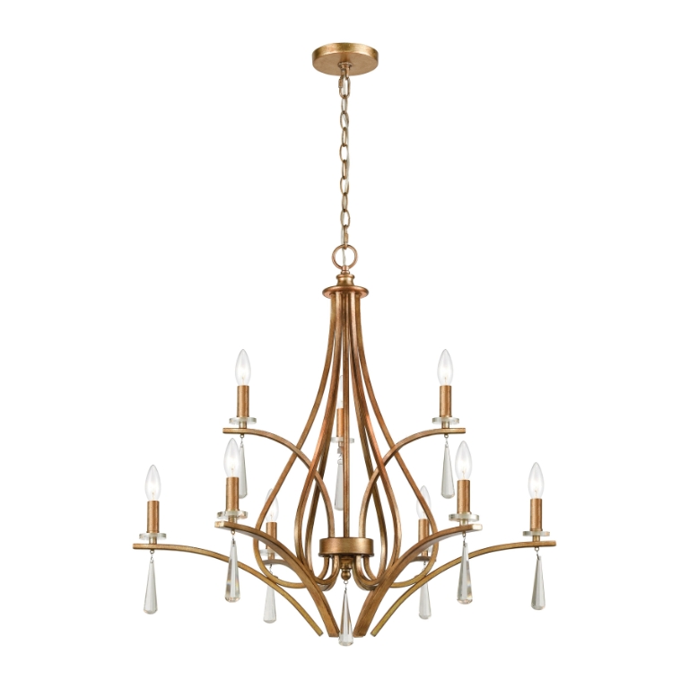 Katania 30'' Wide 9-Light Chandelier