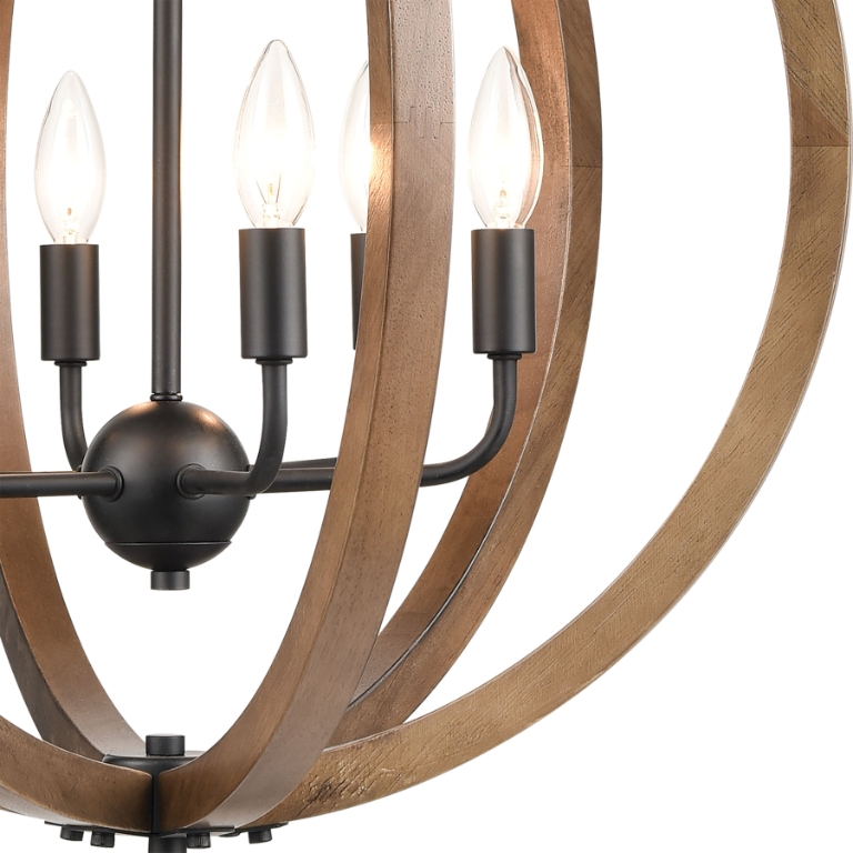 Barrow 22'' Wide 6-Light Chandelier