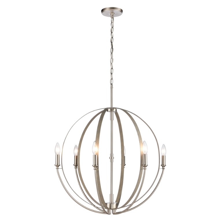 Rotunde 26'' Wide 6-Light Chandelier