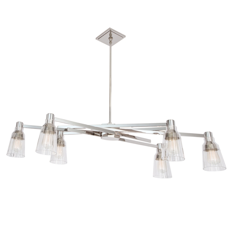 Carnival 49.5'' Wide 6-Light Chandelier