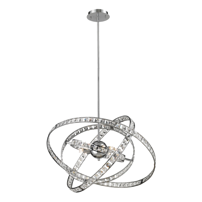 Saturn 24'' Wide 6-Light Chandelier