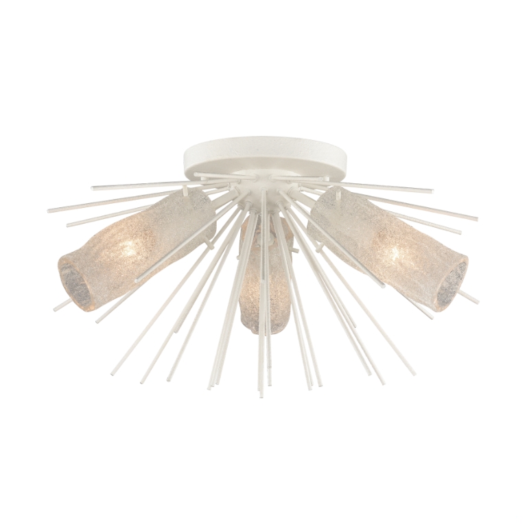 Sea Urchin 20'' Wide 3-Light Semi Flush Mount