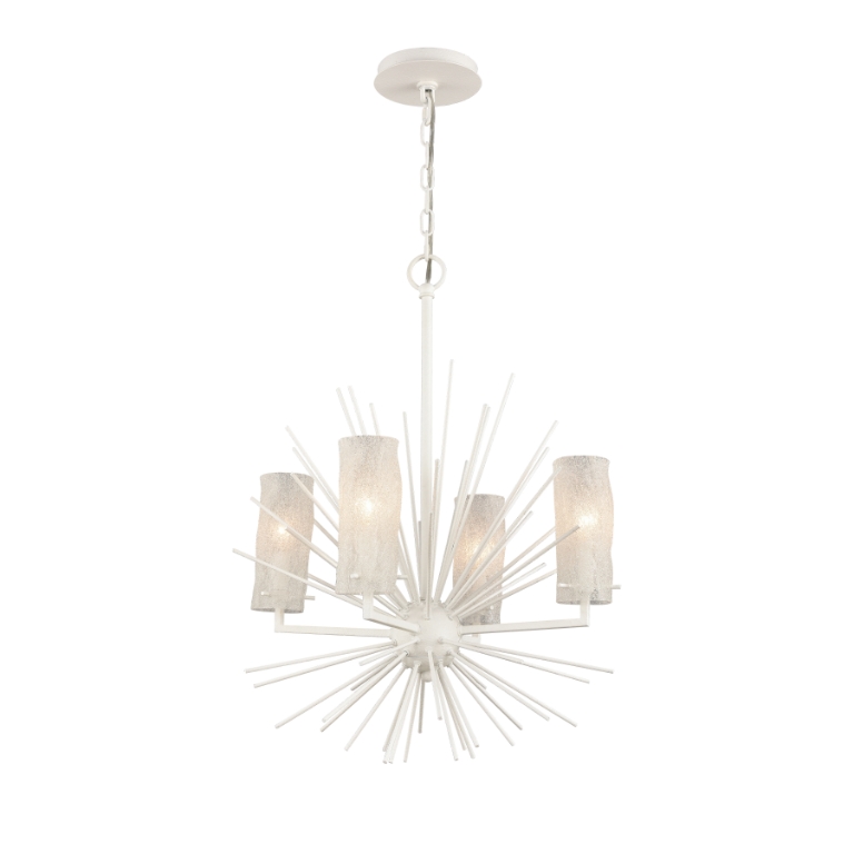 Sea Urchin 20'' Wide 4-Light Chandelier