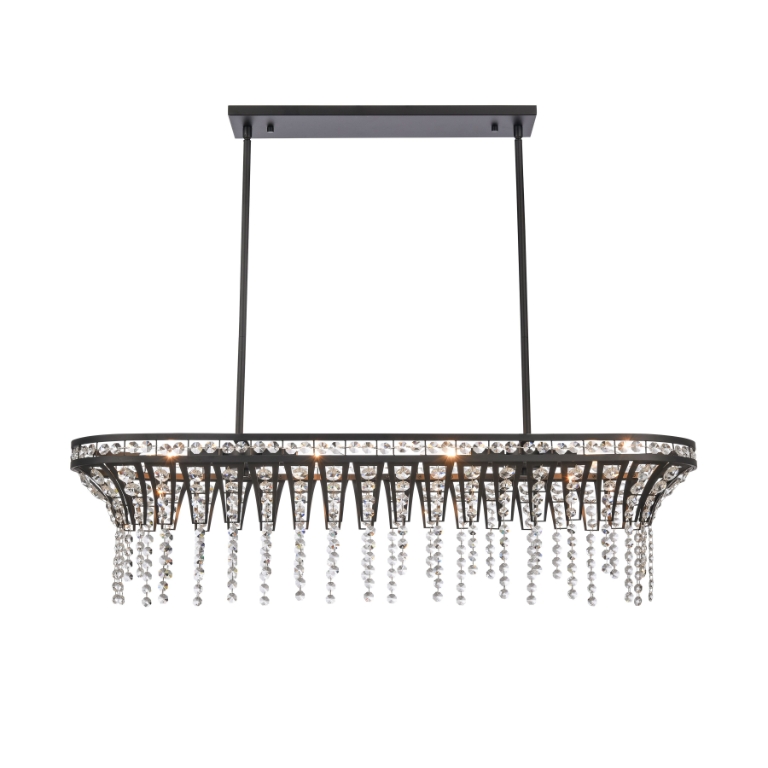 Fantania 36'' Wide 4-Light Linear Chandelier