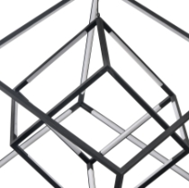 Cube Squared 17.75'' Wide LED Pendant