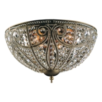 Elizabethan 17'' Wide 6-Light Flush Mount