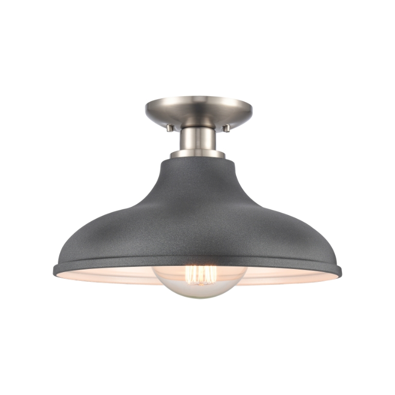 Grenville 13'' Wide 1-Light Semi Flush Mount