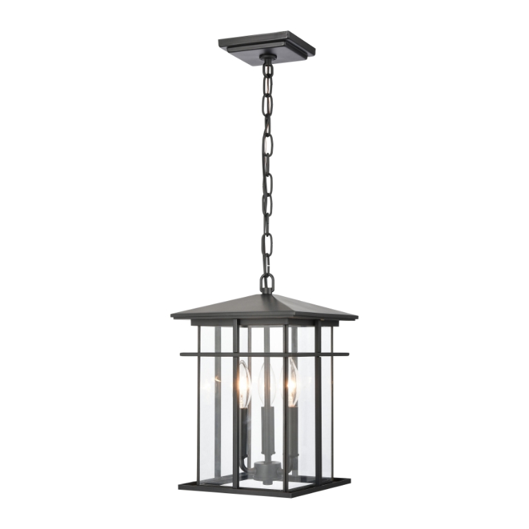 Oak Park 9'' Wide 3-Light Outdoor Pendant