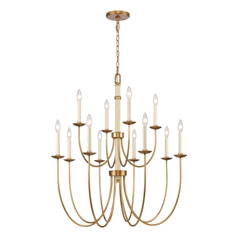 Neville 34'' Wide 12-Light Chandelier