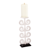 Curled Fern Candleholder