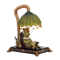 Sleeping King Frog 12.3'' High 1-Light Table Lamp