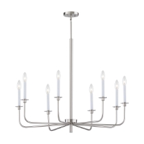 Lexington Green 38'' Wide 8-Light Chandelier