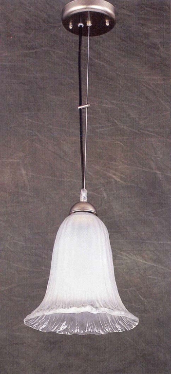 Free Formed Ice 9'' Wide 1-Light Pendant