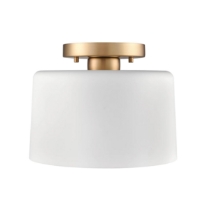Fiero 10'' Wide 1-Light Semi Flush Mount
