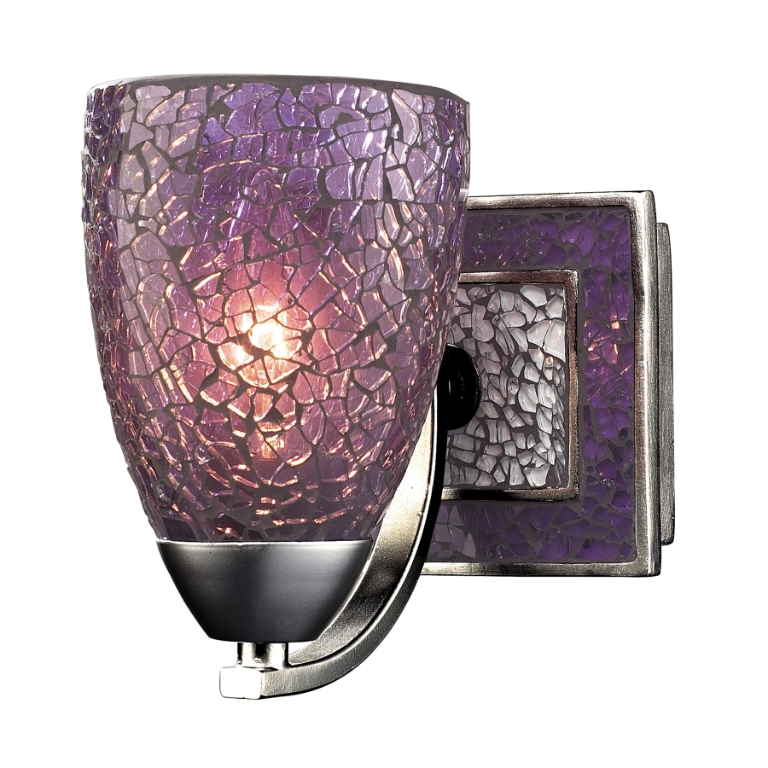 Amethyst 7'' High 1-Light Vanity Light