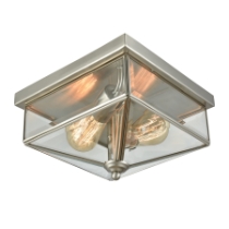 Lankford 10'' Wide 2-Light Outdoor Flush Mount