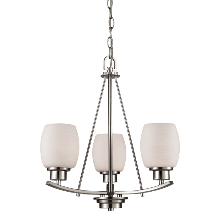 Casual Mission 17'' Wide 3-Light Chandelier