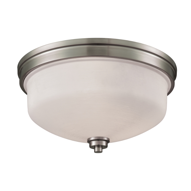 Casual Mission 13'' Wide 3-Light Flush Mount