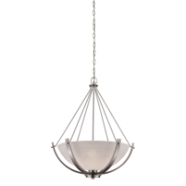 Casual Mission 21'' Wide 3-Light Chandelier