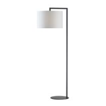 Black Stem 59'' High 1-Light Floor Lamp