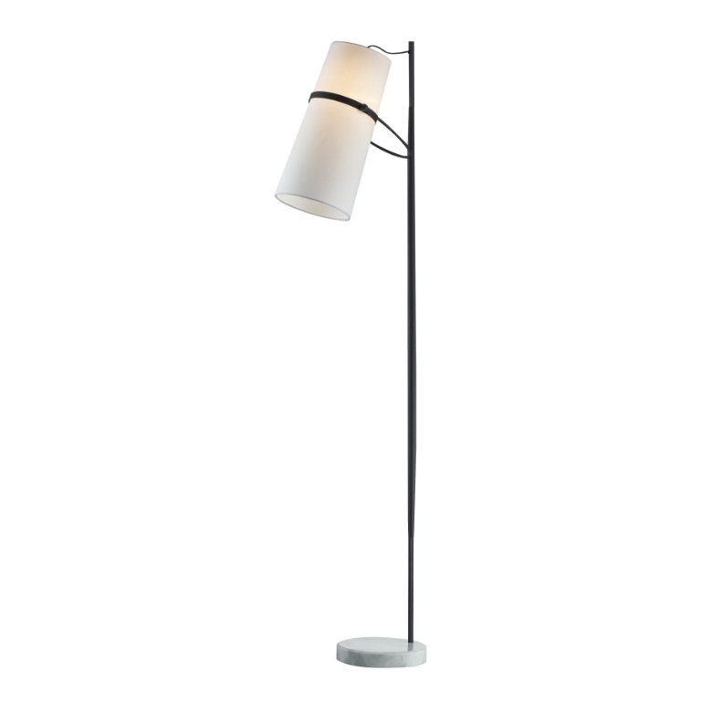 Banded Shade 70'' High 1-Light Floor Lamp