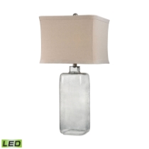 Hammered Glass 31'' High 1-Light Table Lamp