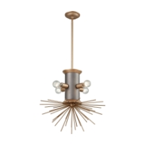 Lucy Spike 21'' Wide 4-Light Chandelier