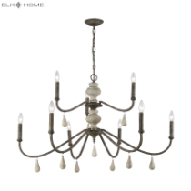 French Connection 42'' Wide 9-Light Chandelier