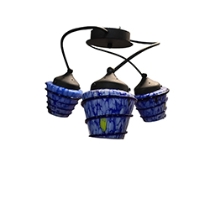 Murano 15.5'' Wide 3-Light Pendant