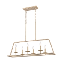 Ellisville 34'' Wide 6-Light Chandelier