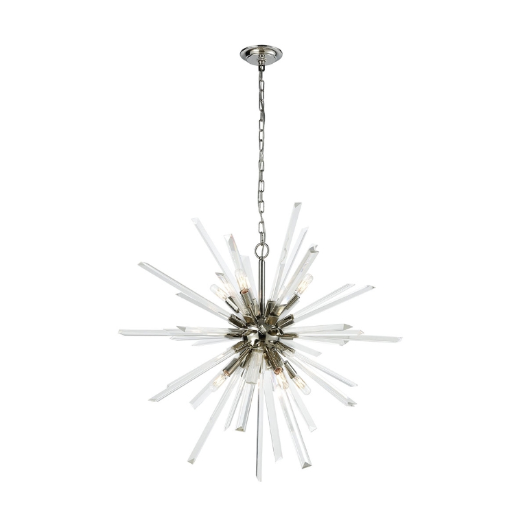 Ice Geist 33'' Wide 8-Light Chandelier
