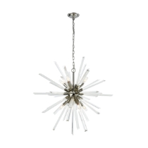 Ice Geist 33'' Wide 8-Light Chandelier