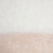White Colorfield Abstract Framed Wall Art