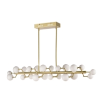 Keir 43.31'' Wide 22-Light Linear Chandelier