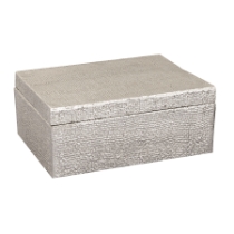 Square Linen Texture Box - Large