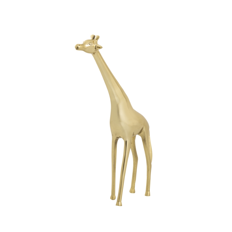 Brass Giraffe Sculpture - Large