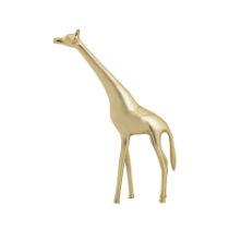 Brass Giraffe Sculpture - Large