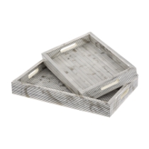 Eaton Etched Tray - Set of 2
