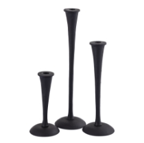 Trumpet Candleholder - Set of 3