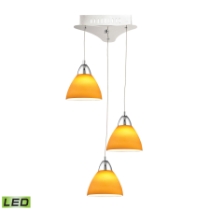 Piatto 11'' Wide 3-Light Mini Pendant