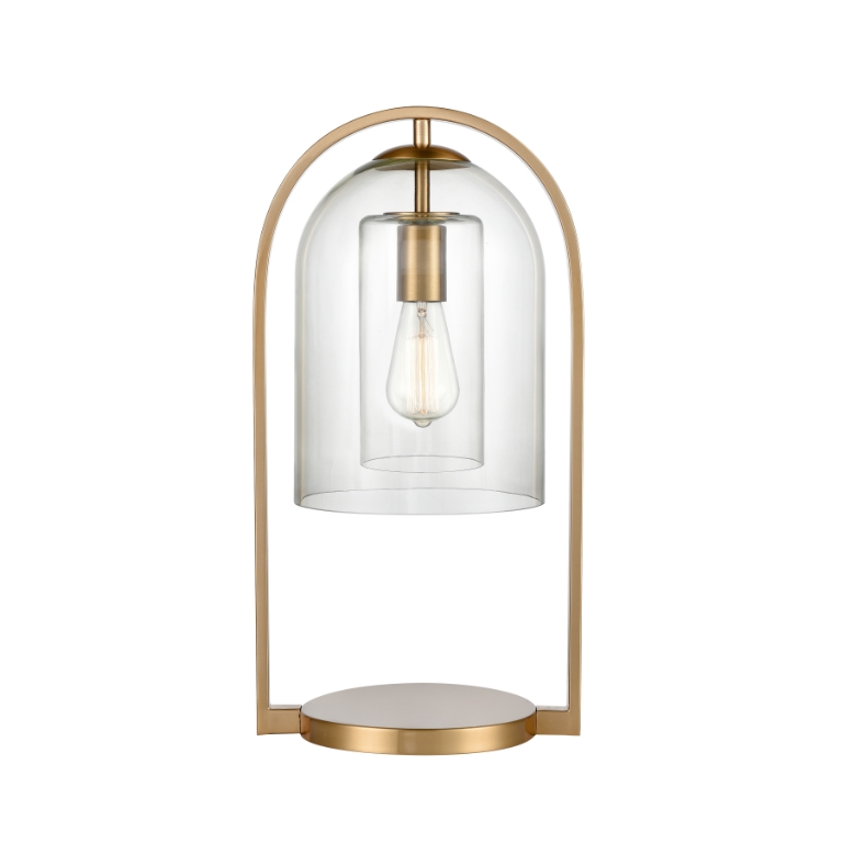 Bell Jar 28'' High 1-Light Desk Lamp