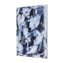 Blue Flush Abstract Framed Wall Art